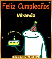 GIF Flork meme Cumpleaños Miranda